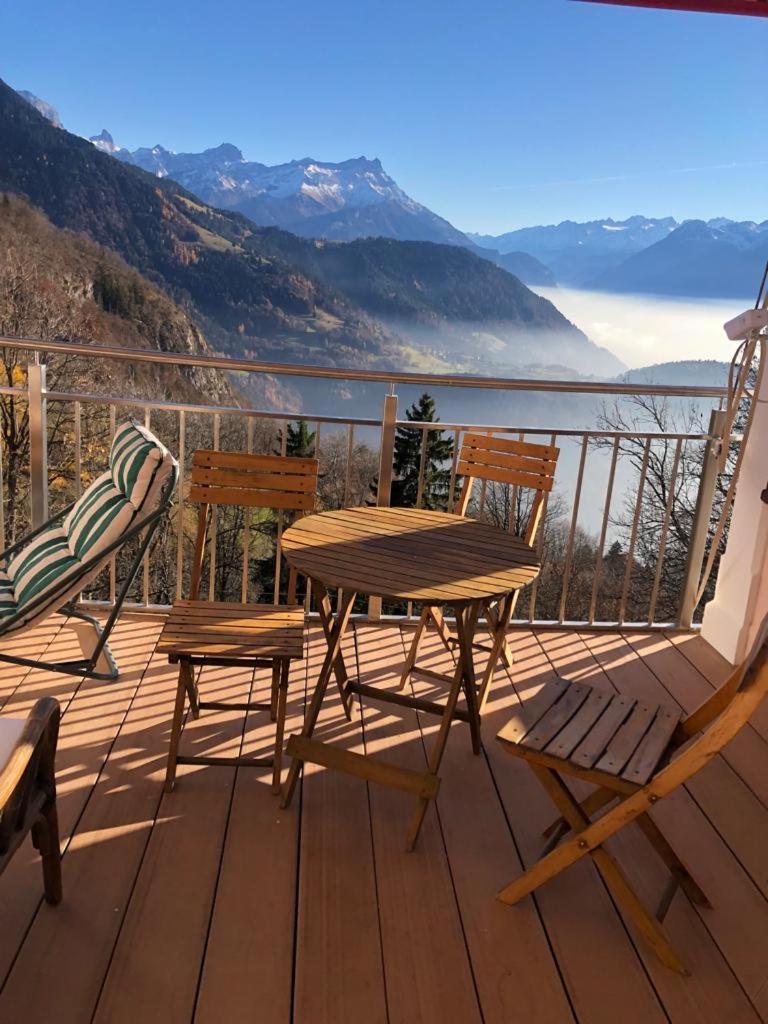 NOUVEAU! Dans résidence Alexandra House Leysin Exterior foto